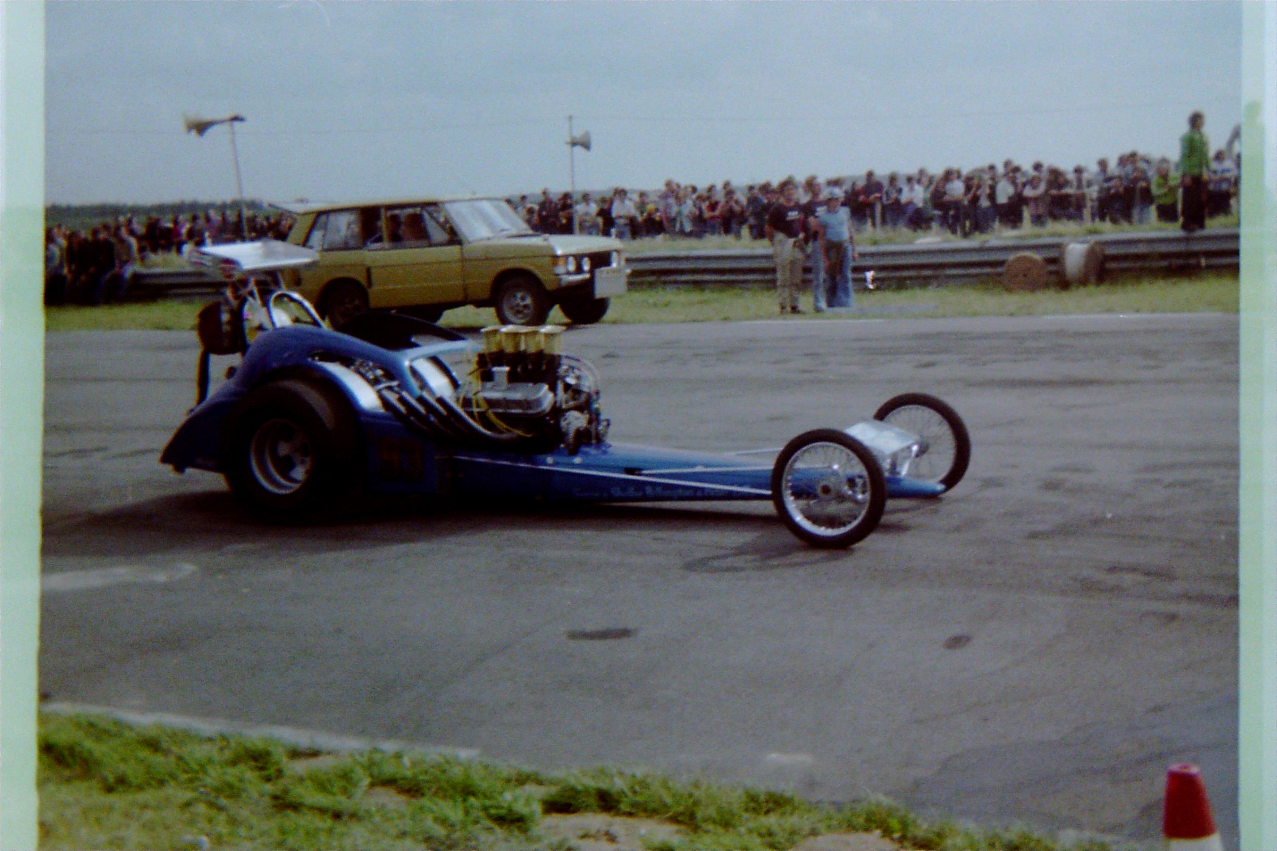 Pat Cuss at Snetterton .