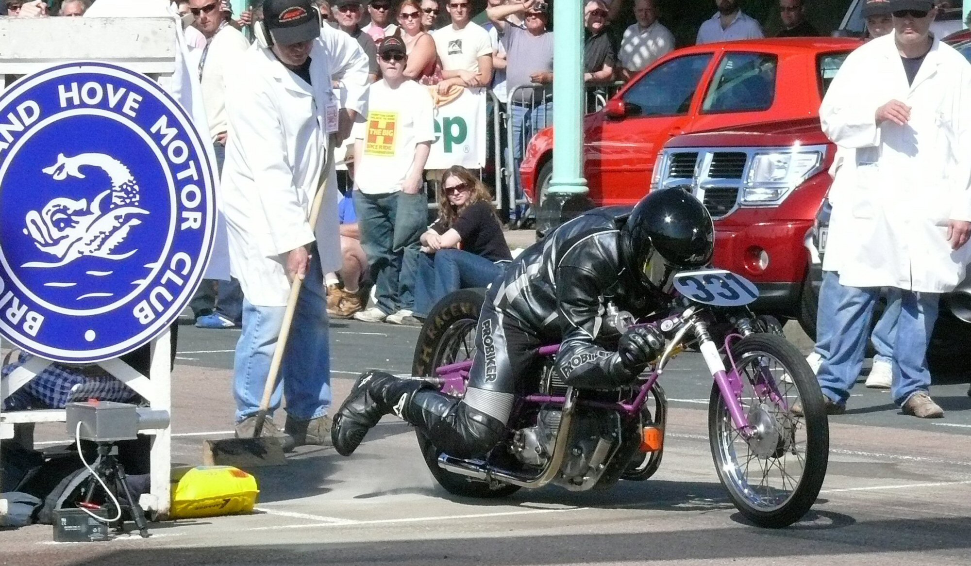 "Morado" Triumph. Brighton Speed Trials 2007